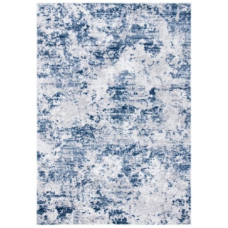 Safavieh 8 x 10 ft. Amelia 705N Power Loomed Rectangle Area Rug Navy & Grey ALA705N-8